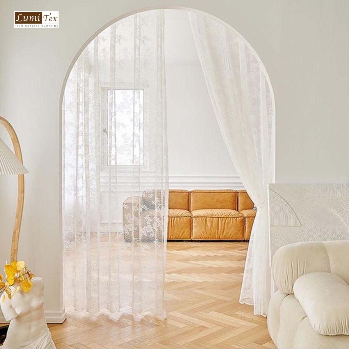 Rèm cửa vải ren cổ điển