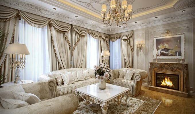 Mẫu rèm Sài gòn đẹp, sang trọng tinh tế cho phòng khách