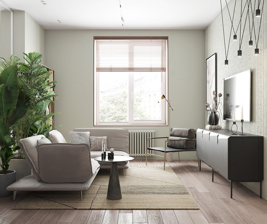 Rèm Lumitex với khả năng điều chỉnh linh hoạt giúp điều tiết ánh sáng, để phòng khách của bạn luôn sáng sủa và thoáng đãng.