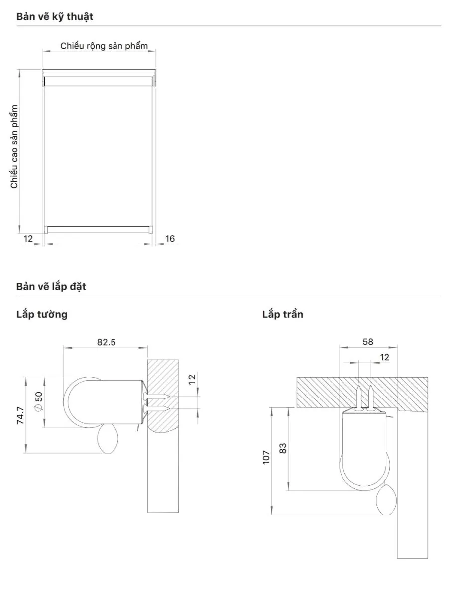 Rèm cuốn Hàn Quốc ECOSHADE hệ Vaneto