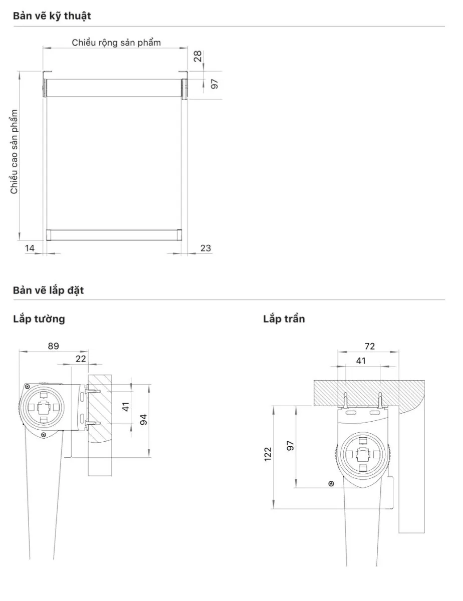 Rèm cuốn Hàn Quốc ECOSHADE hệ Masteri