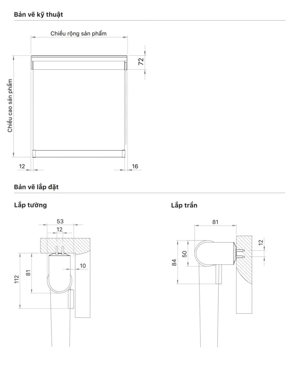 Rèm cuốn Hàn Quốc ECOSHADE hệ Prime