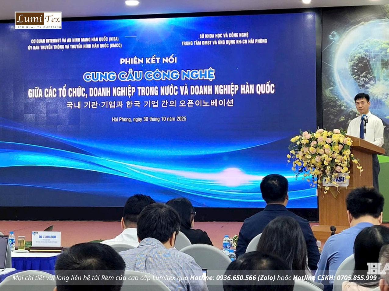 Rèm Lumitex cùng Hội Doanh nhân trẻ Hải Phòng tham dự phiên kết nối công nghệ Việt Nam – Hàn Quốc Rèm Lumitex cùng Hội Doanh nhân trẻ Hải Phòng tham dự phiên kết nối công nghệ Việt Nam – Hàn Quốc
