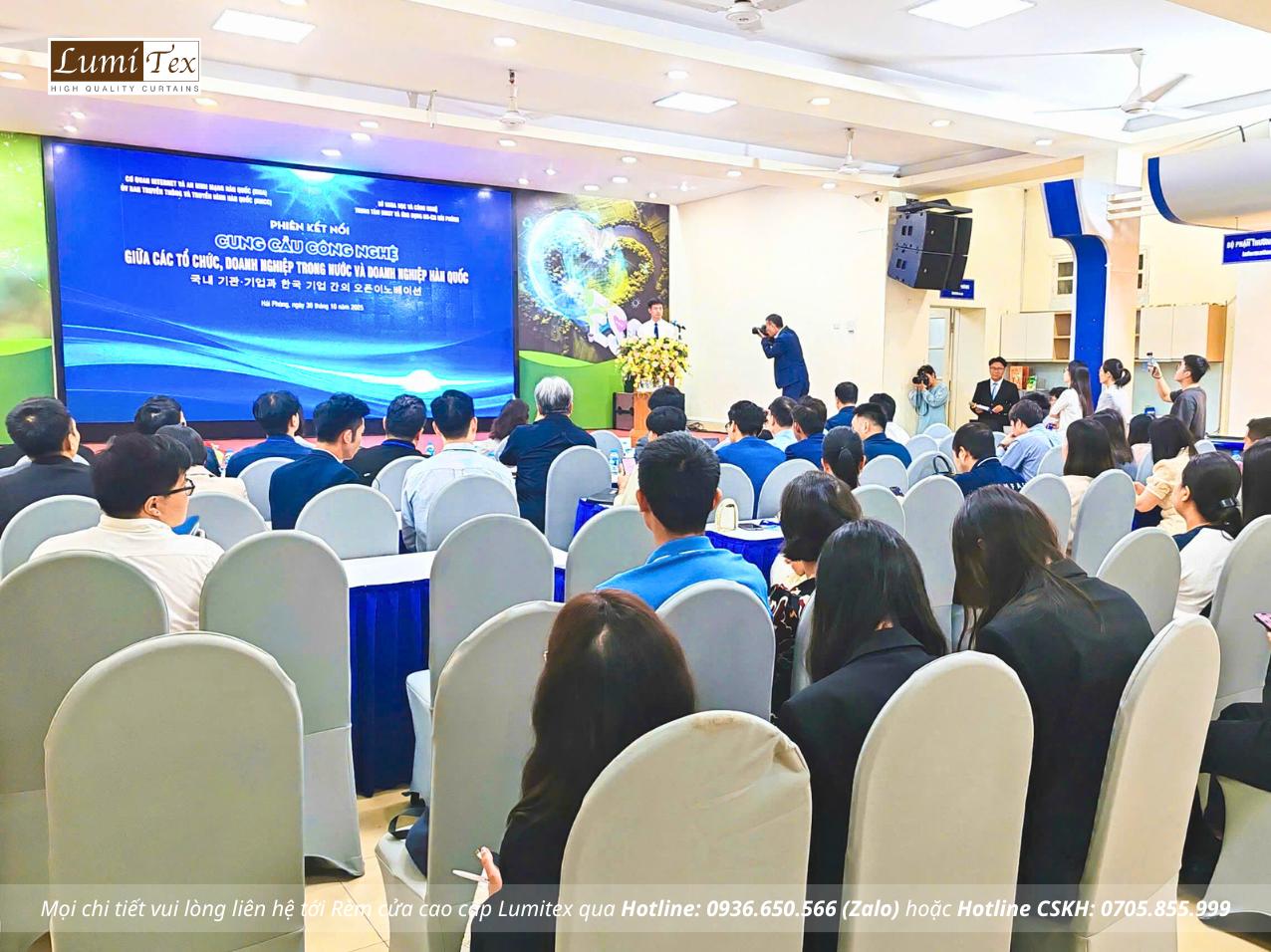Rèm Lumitex cùng Hội Doanh nhân trẻ Hải Phòng tham dự phiên kết nối công nghệ Việt Nam – Hàn Quốc Rèm Lumitex cùng Hội Doanh nhân trẻ Hải Phòng tham dự phiên kết nối công nghệ Việt Nam – Hàn Quốc