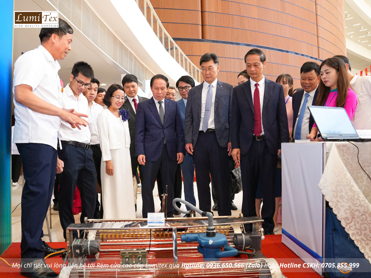 Rèm Lumitex cùng Team KCN tham dự Triển lãm TECHFEST Hải Phòng 2025