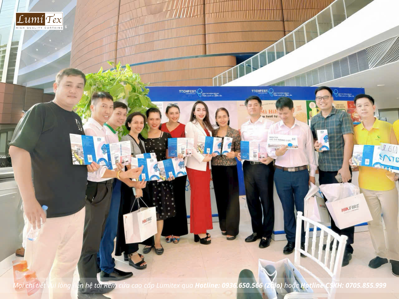 Rèm Lumitex cùng Team KCN tham dự Triển lãm TECHFEST Hải Phòng 2025