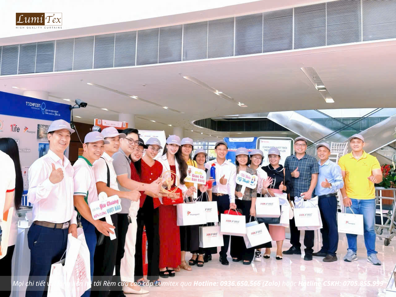 Rèm Lumitex cùng Team KCN tham dự Triển lãm TECHFEST Hải Phòng 2025