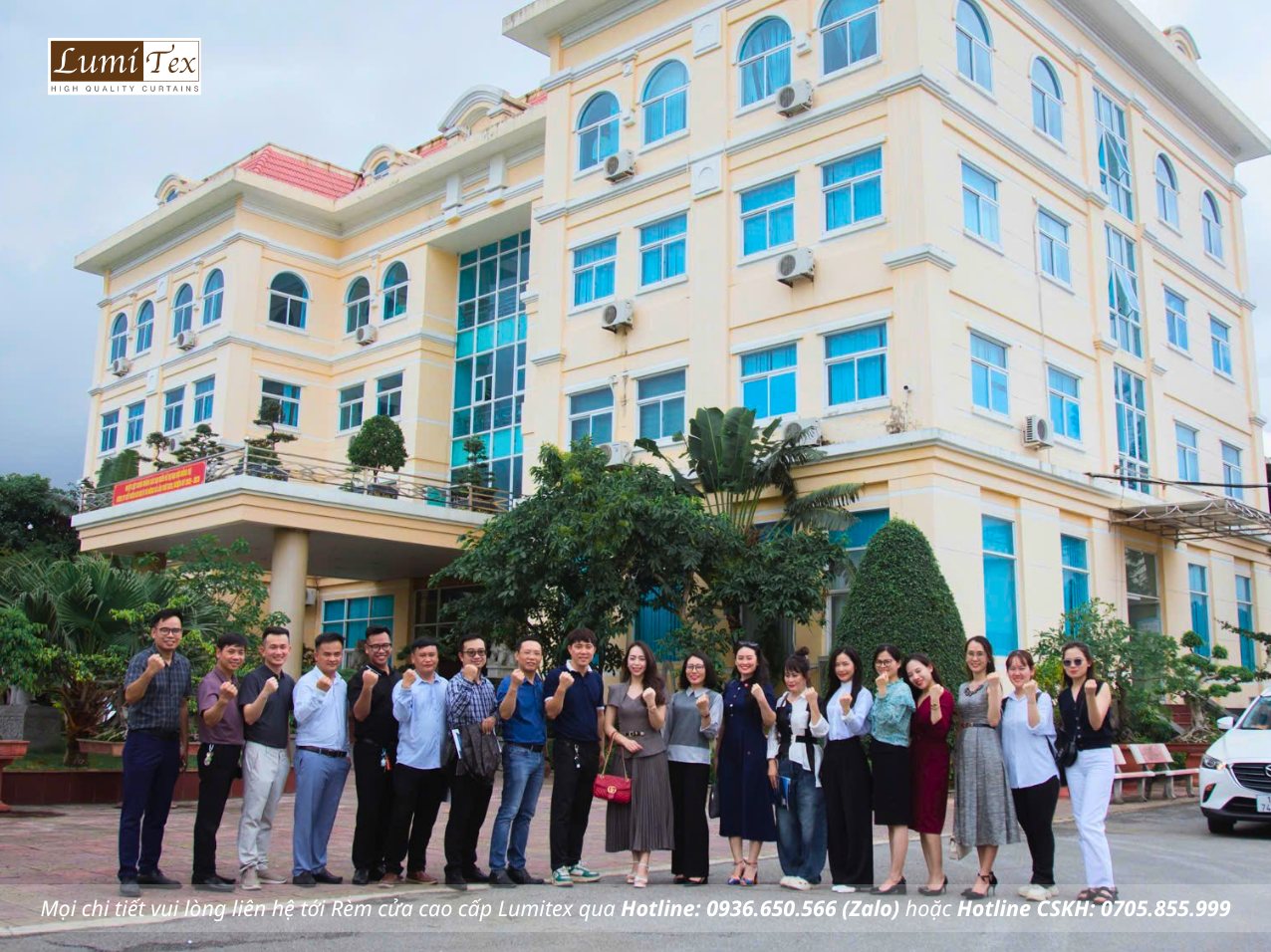 Rèm Lumitex cùng TEAM KCN Miền Đông Bắc Bộ thăm Công ty CP Cơ khí Ô tô Uông Bí