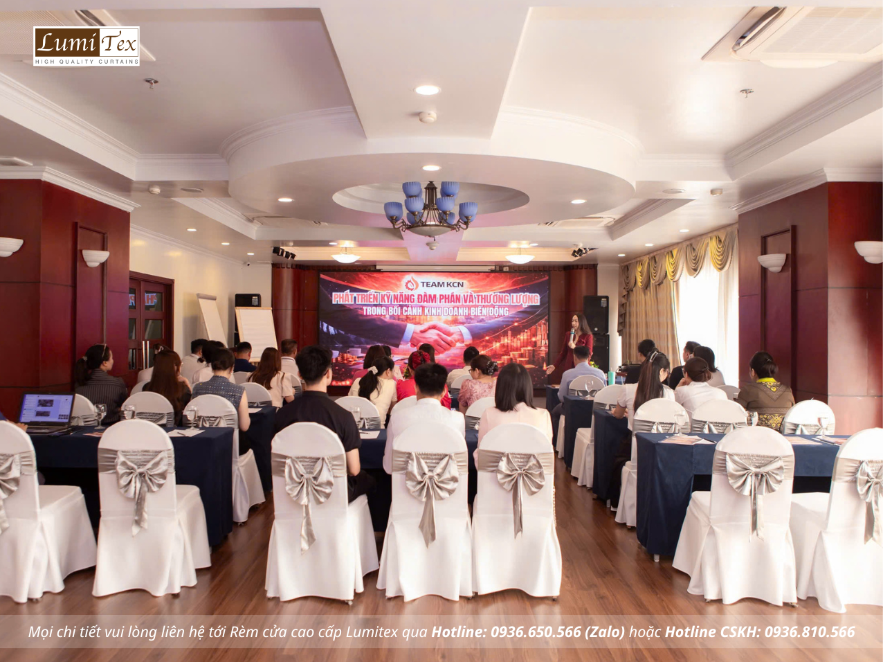 Rèm Lumitex nâng cao năng lực đàm phán – Tối ưu hiệu quả triển khai các dự án nội thất cao cấp