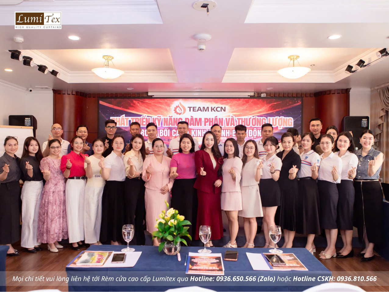 Rèm Lumitex nâng cao năng lực đàm phán – Tối ưu hiệu quả triển khai các dự án nội thất cao cấp
