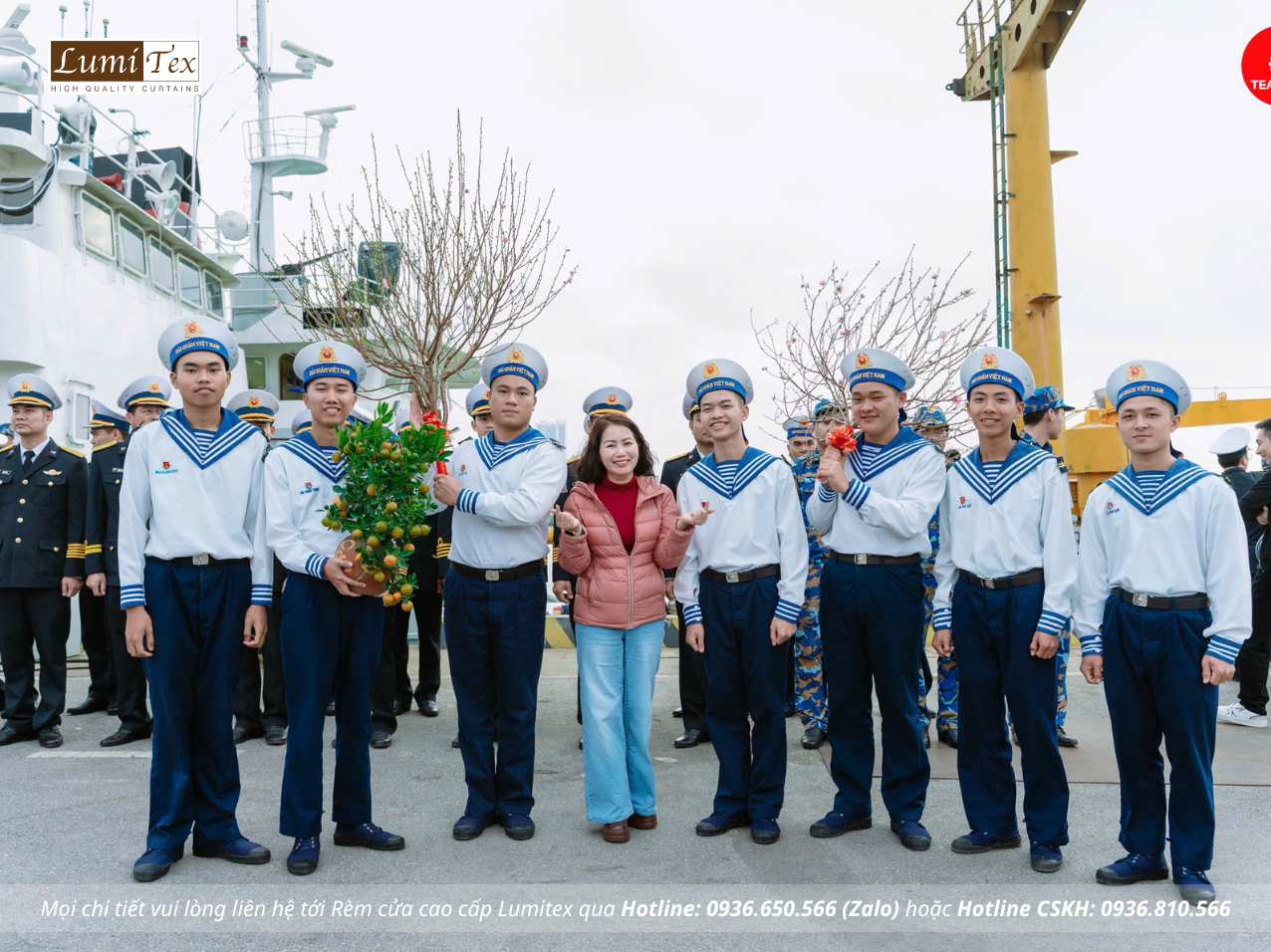 Rèm Lumitex đồng hành cùng đoàn công tác Vùng 1 Hải quân thăm, chúc Tết tại đặc khu Bạch Long Vĩ Rèm Lumitex đồng hành cùng đoàn công tác Vùng 1 Hải quân thăm, chúc Tết tại đặc khu Bạch Long Vĩ