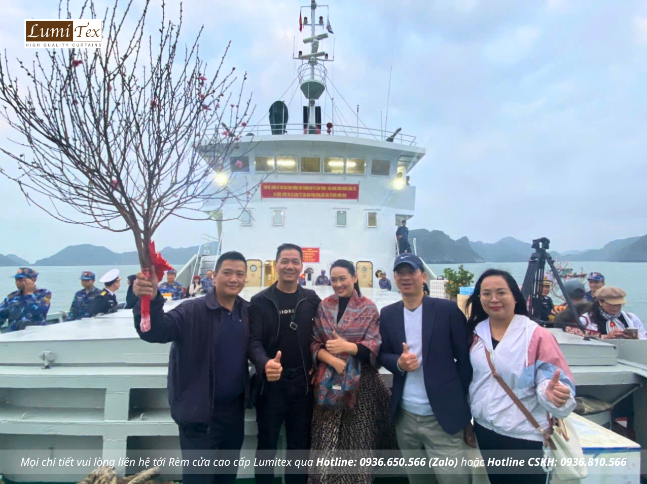 Rèm Lumitex đồng hành cùng đoàn công tác Vùng 1 Hải quân thăm, chúc Tết tại đặc khu Bạch Long Vĩ Rèm Lumitex đồng hành cùng đoàn công tác Vùng 1 Hải quân thăm, chúc Tết tại đặc khu Bạch Long Vĩ