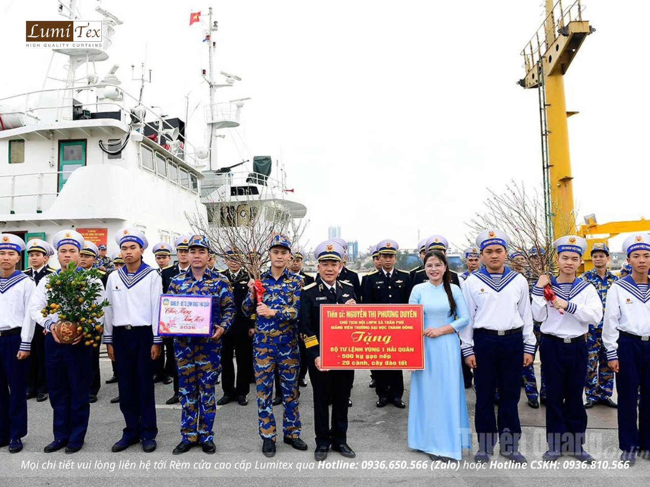 Rèm Lumitex đồng hành cùng đoàn công tác Vùng 1 Hải quân thăm, chúc Tết tại đặc khu Bạch Long Vĩ Rèm Lumitex đồng hành cùng đoàn công tác Vùng 1 Hải quân thăm, chúc Tết tại đặc khu Bạch Long Vĩ