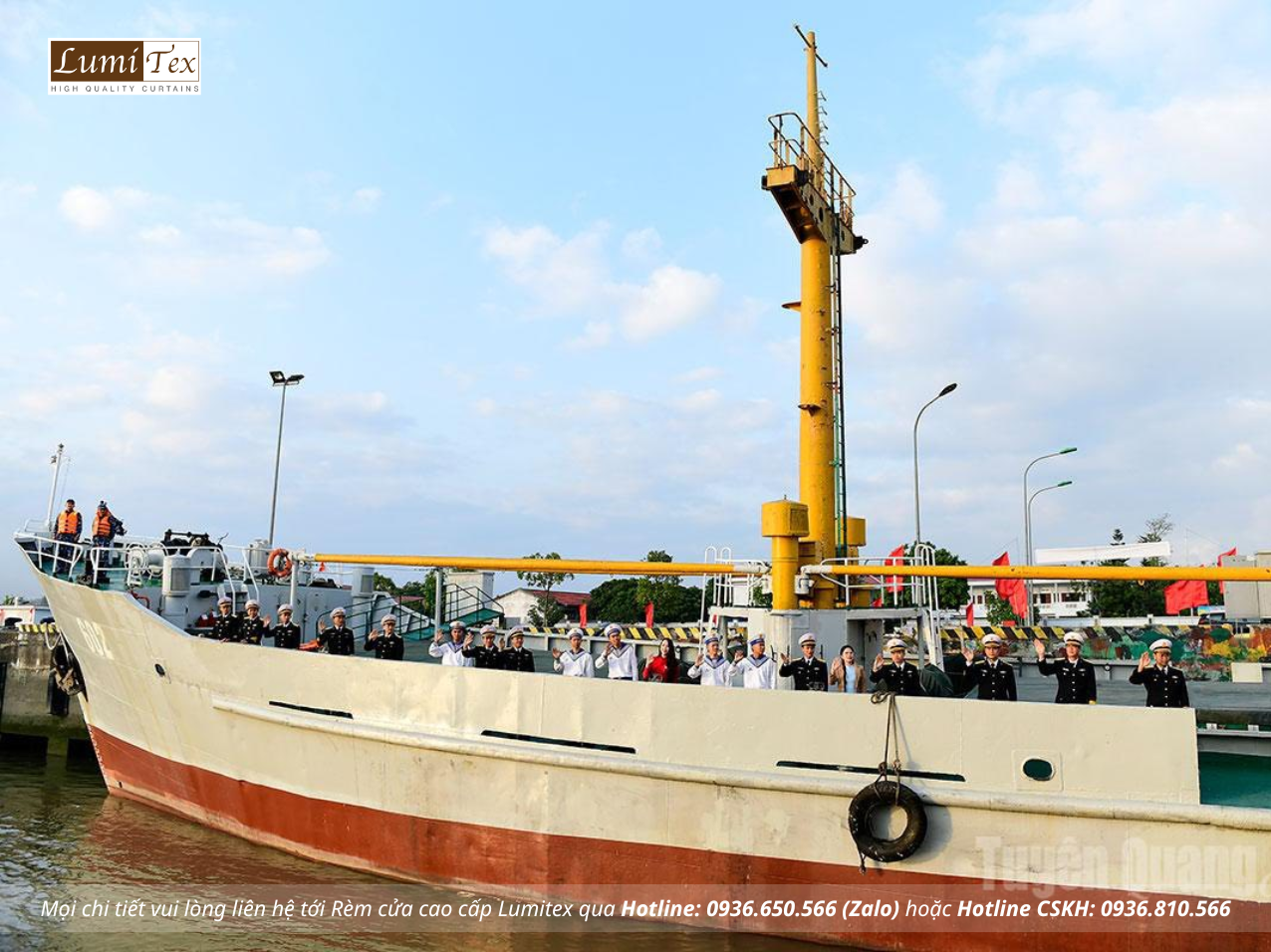 Rèm Lumitex đồng hành cùng đoàn công tác Vùng 1 Hải quân thăm, chúc Tết tại đặc khu Bạch Long Vĩ Rèm Lumitex đồng hành cùng đoàn công tác Vùng 1 Hải quân thăm, chúc Tết tại đặc khu Bạch Long Vĩ