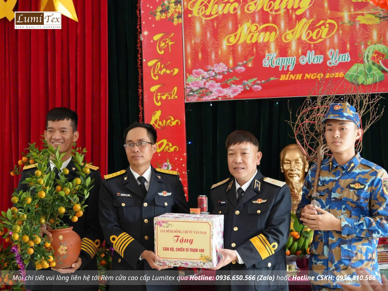 Rèm Lumitex đồng hành cùng đoàn công tác Vùng 1 Hải quân thăm, chúc Tết tại đặc khu Bạch Long Vĩ Rèm Lumitex đồng hành cùng đoàn công tác Vùng 1 Hải quân thăm, chúc Tết tại đặc khu Bạch Long Vĩ