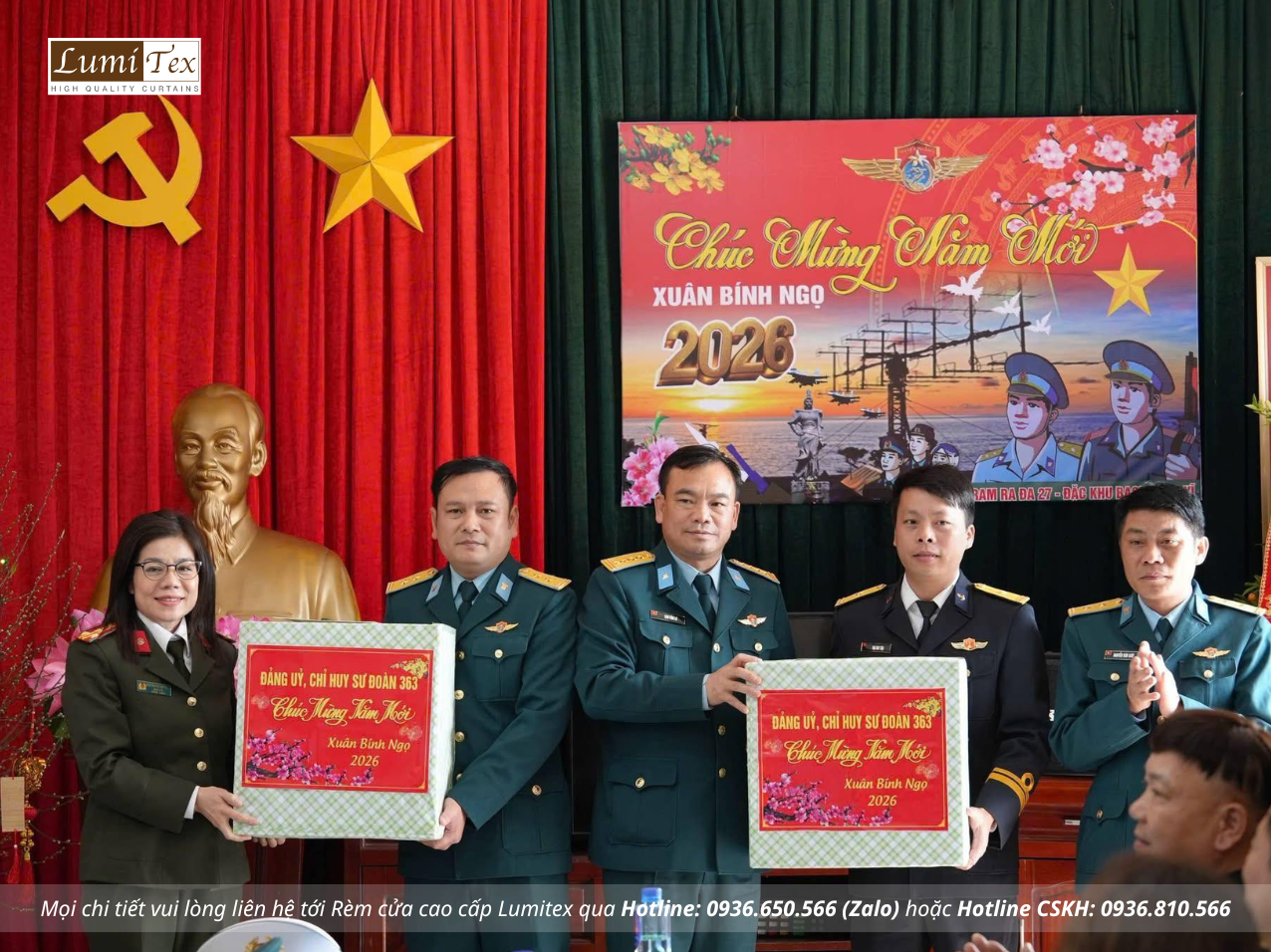 Rèm Lumitex đồng hành cùng đoàn công tác Vùng 1 Hải quân thăm, chúc Tết tại đặc khu Bạch Long Vĩ Rèm Lumitex đồng hành cùng đoàn công tác Vùng 1 Hải quân thăm, chúc Tết tại đặc khu Bạch Long Vĩ