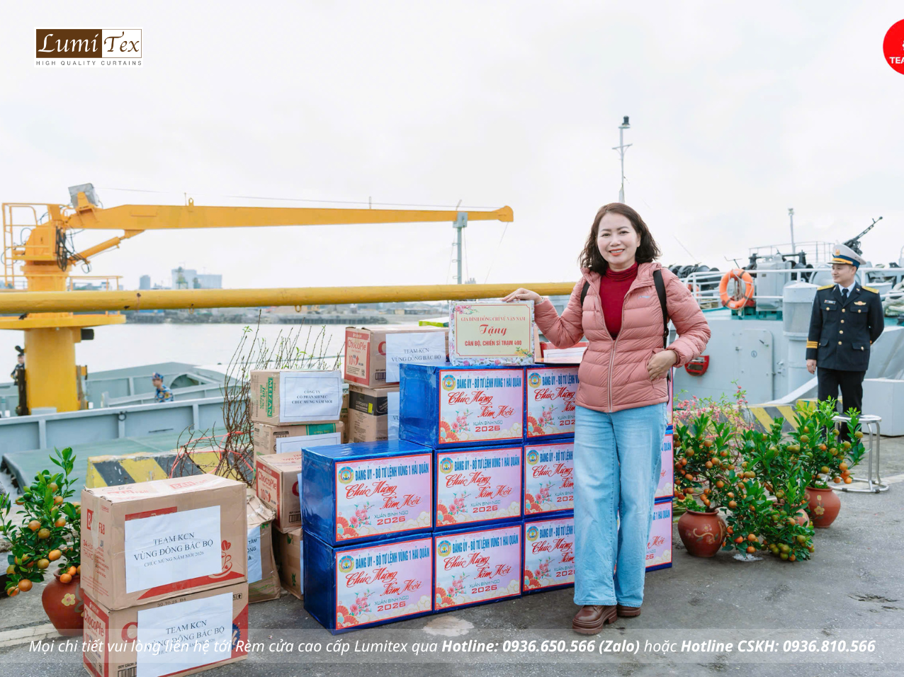 Rèm Lumitex đồng hành cùng đoàn công tác Vùng 1 Hải quân thăm, chúc Tết tại đặc khu Bạch Long Vĩ Rèm Lumitex đồng hành cùng đoàn công tác Vùng 1 Hải quân thăm, chúc Tết tại đặc khu Bạch Long Vĩ