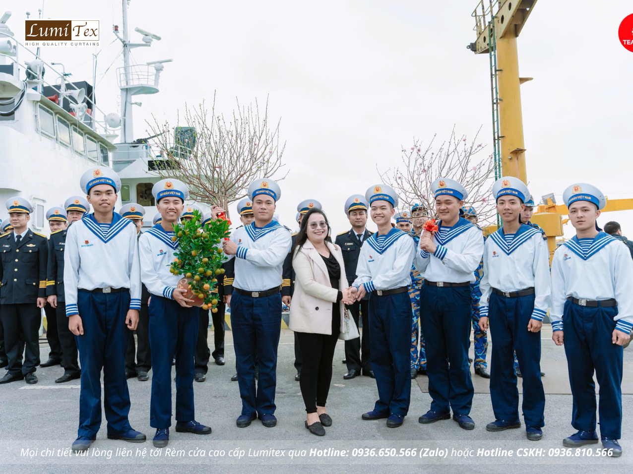 Rèm Lumitex đồng hành cùng đoàn công tác Vùng 1 Hải quân thăm, chúc Tết tại đặc khu Bạch Long Vĩ Rèm Lumitex đồng hành cùng đoàn công tác Vùng 1 Hải quân thăm, chúc Tết tại đặc khu Bạch Long Vĩ