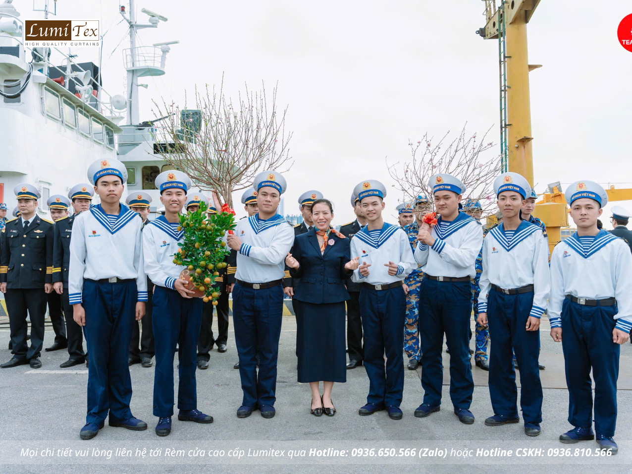 Rèm Lumitex đồng hành cùng đoàn công tác Vùng 1 Hải quân thăm, chúc Tết tại đặc khu Bạch Long Vĩ Rèm Lumitex đồng hành cùng đoàn công tác Vùng 1 Hải quân thăm, chúc Tết tại đặc khu Bạch Long Vĩ