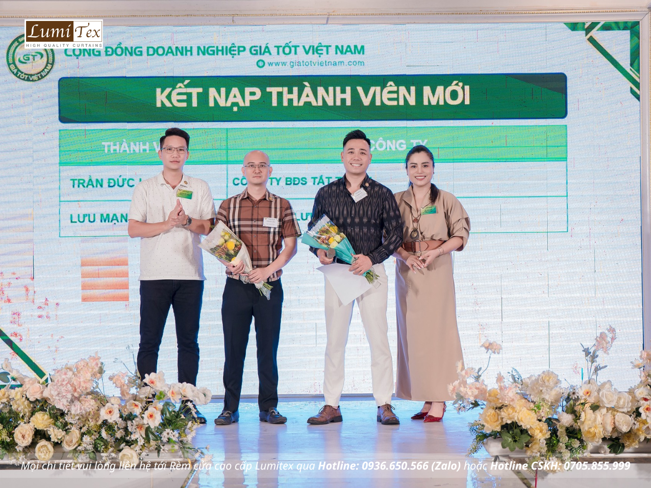 Rèm Lumitex tham dự buổi họp kết nối kinh doanh cộng đồng Giá Tốt GT12