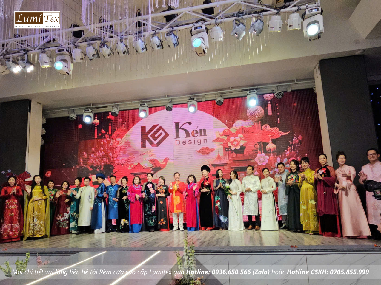 Rèm Lumitex Tham Dự Buổi Họp Khai Xuân và Lễ Hội Áo Dài Của Cộng Đồng Giá Tốt