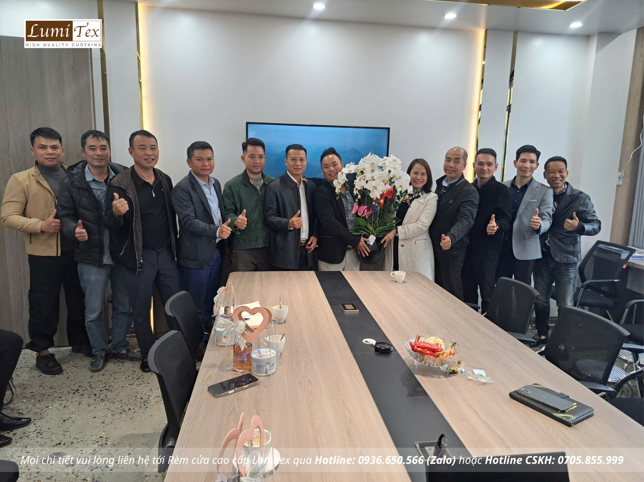 Rèm Lumitex Tham Dự Buổi Họp Triển Khai Dự Án Cùng Team Xây Dựng Họ Phạm