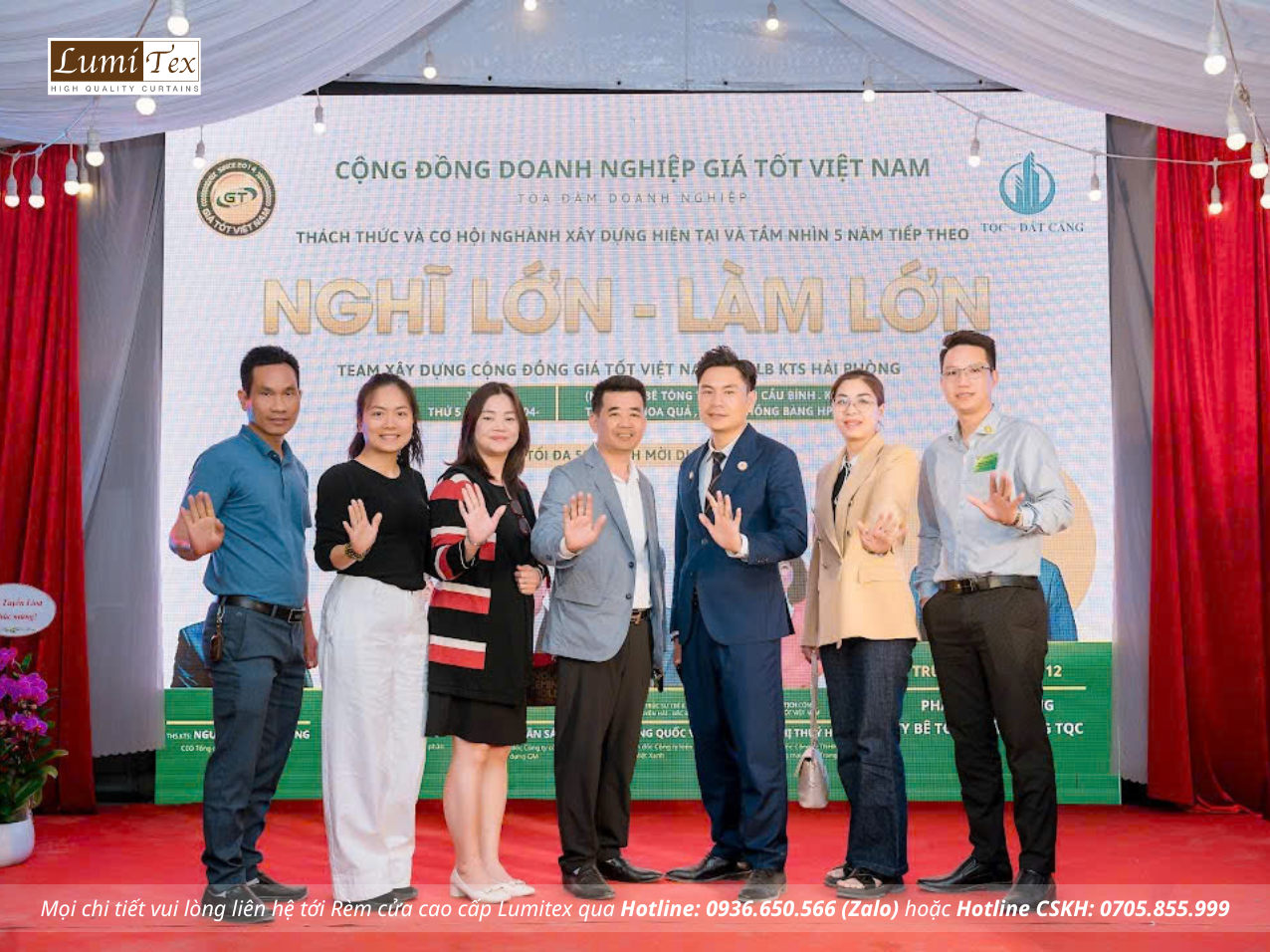 Rèm Lumitex tham dự sự kiện "Nghĩ Lớn – Làm Lớn" cùng cộng đồng doanh nghiệp Giá Tốt GT12
