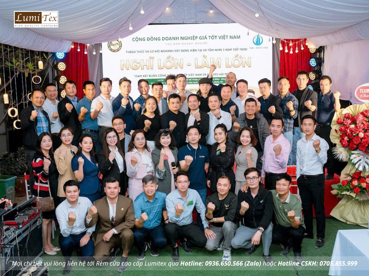 Rèm Lumitex tham dự sự kiện "Nghĩ Lớn – Làm Lớn" cùng cộng đồng doanh nghiệp Giá Tốt GT12