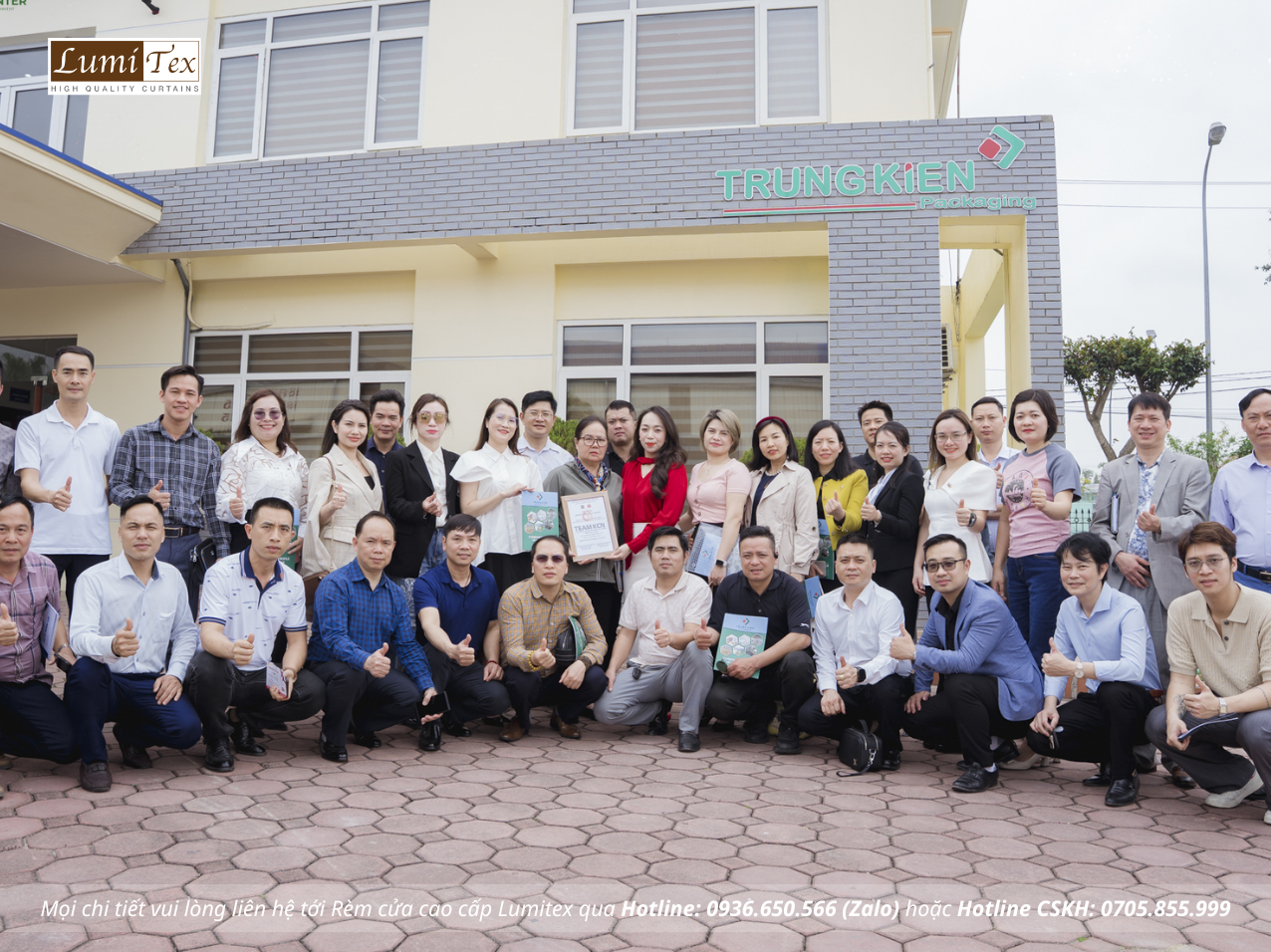 Rèm Lumitex Tham Dự Buổi Làm Việc Tại Công Ty Cổ Phần Trung Kiên – Hải Dương