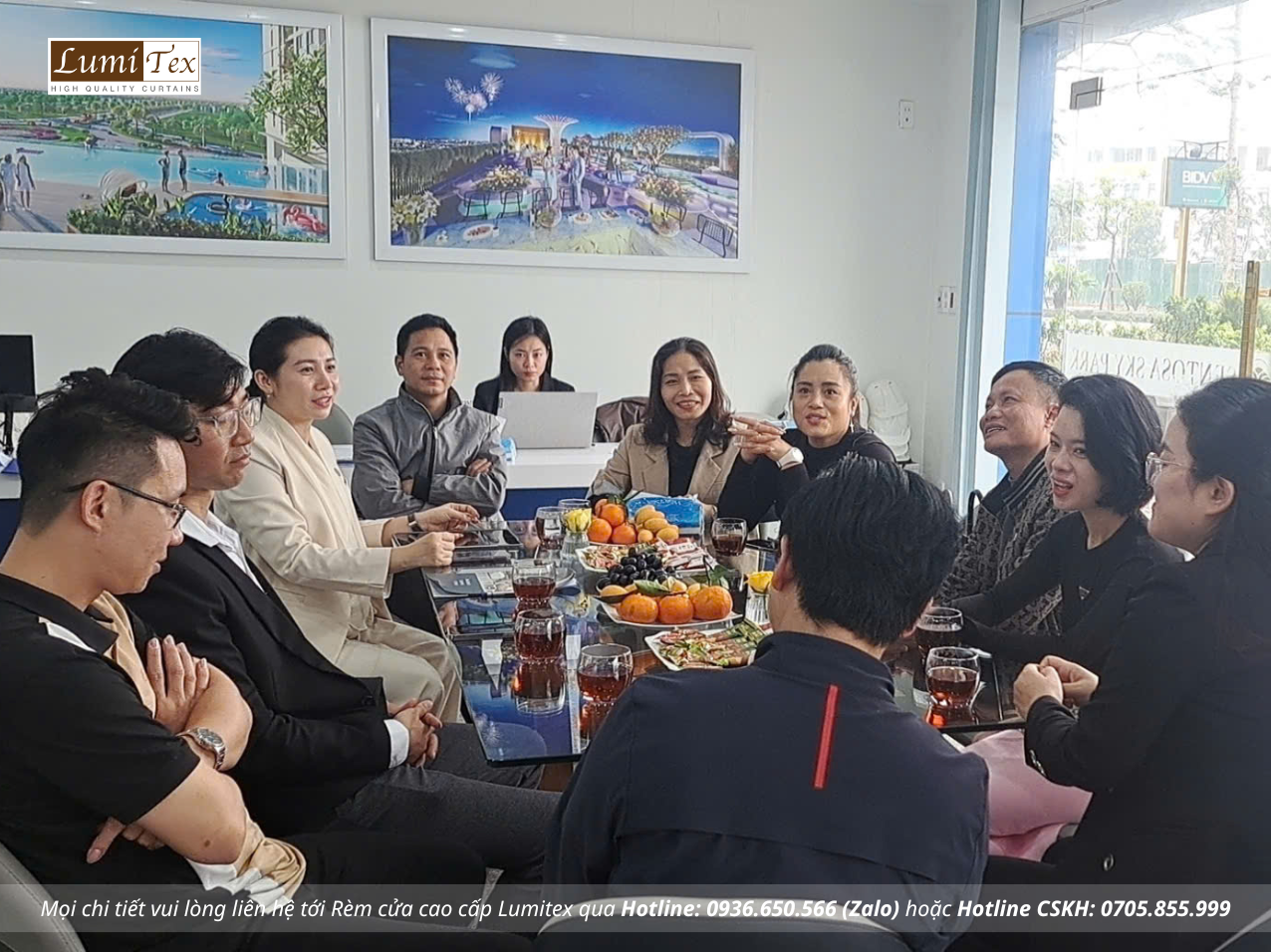 Rèm Lumitex Tham Dự Buổi Thăm Và Thẩm Định 3 Doanh Nghiệp Thành Viên Giá Tốt 12