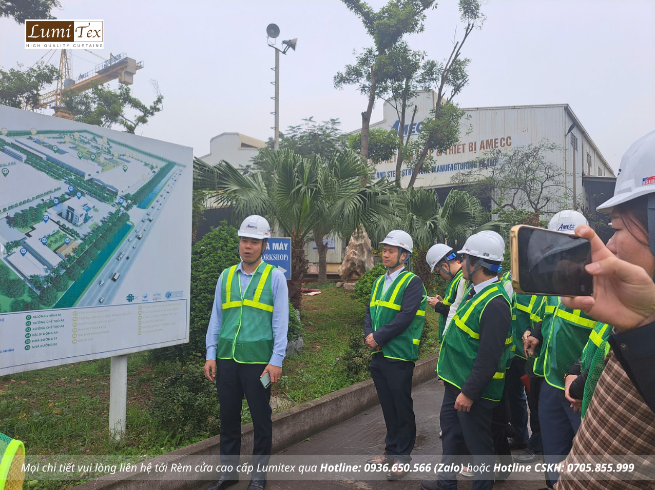 Rèm Lumitex Tham Dự Chuyến Làm Việc Tại Amecc Cùng Hội Doanh Nhân Cung Ứng KCN Việt Nam