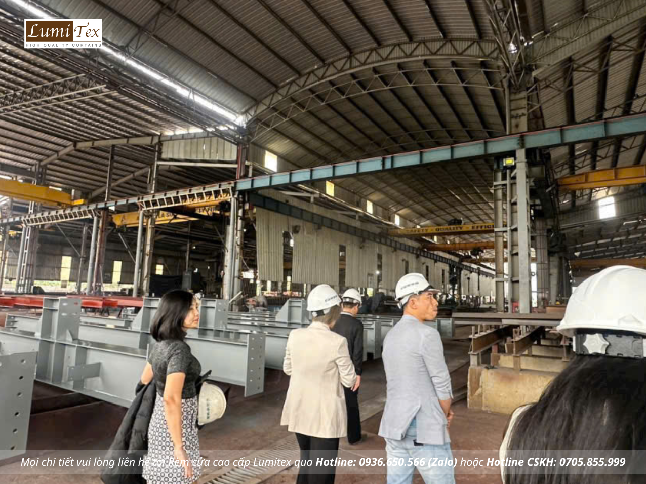 Rèm Lumitex Tham Dự Chuyến Làm Việc Tại Công Ty CP Xây Dựng và Thương Mại Tam Long