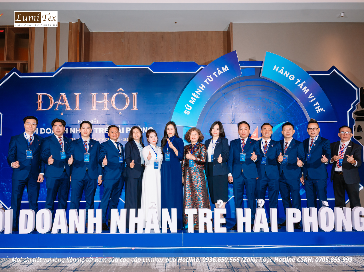 Rèm Lumitex Tham Dự Đại Hội Doanh Nhân Trẻ Toàn Quốc Tổ Chức Tại Hải Phòng