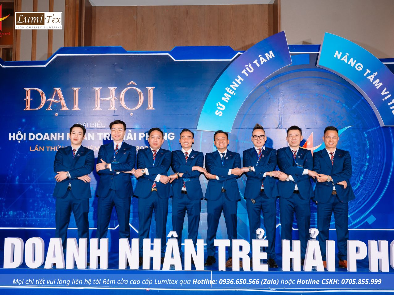 Rèm Lumitex Tham Dự Đại Hội Doanh Nhân Trẻ Toàn Quốc Tổ Chức Tại Hải Phòng