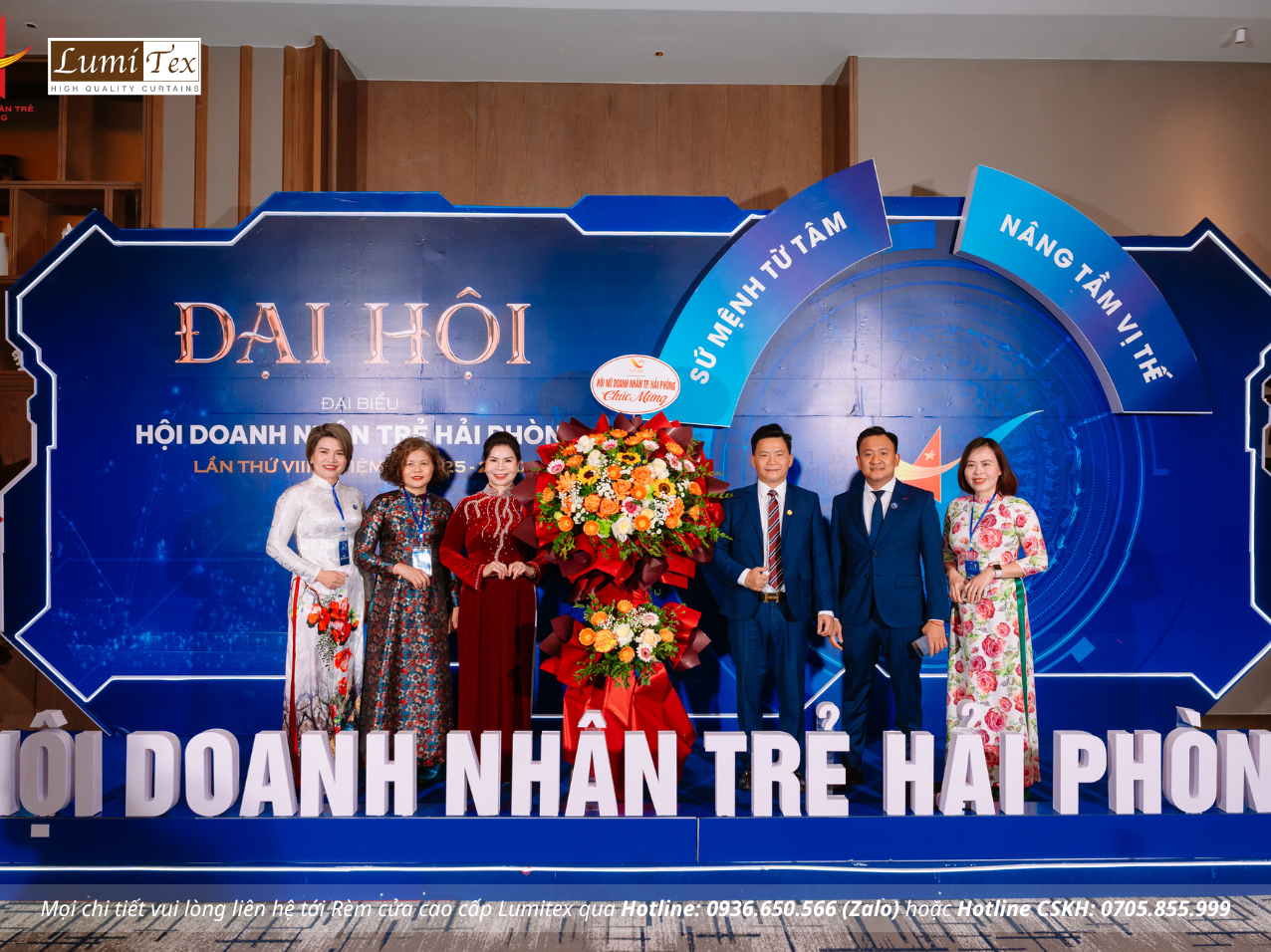 Rèm Lumitex Tham Dự Đại Hội Doanh Nhân Trẻ Toàn Quốc Tổ Chức Tại Hải Phòng