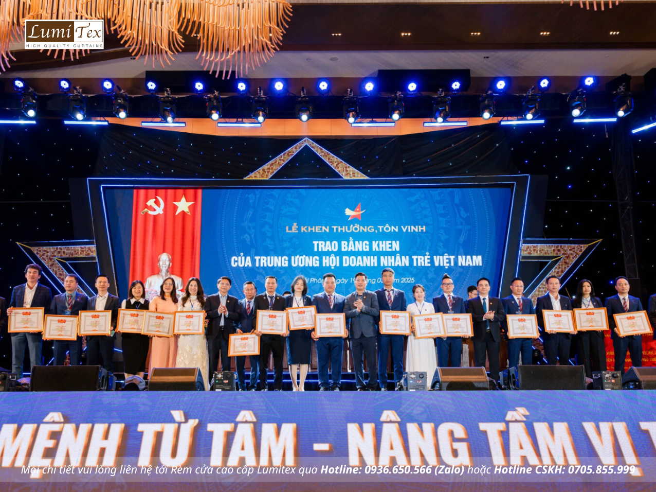 Rèm Lumitex Tham Dự Đại Hội Doanh Nhân Trẻ Toàn Quốc Tổ Chức Tại Hải Phòng