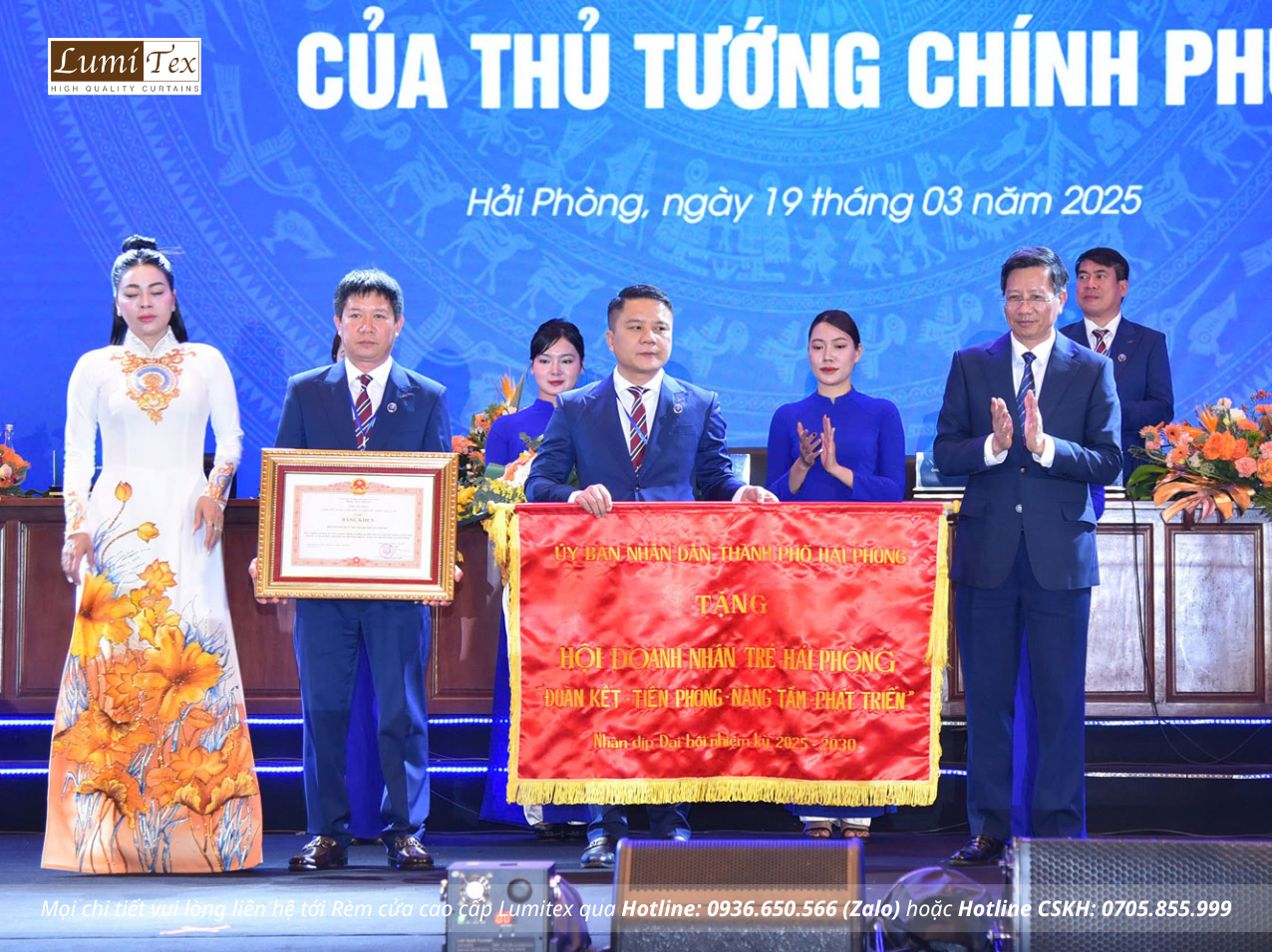 Rèm Lumitex Tham Dự Đại Hội Doanh Nhân Trẻ Toàn Quốc Tổ Chức Tại Hải Phòng