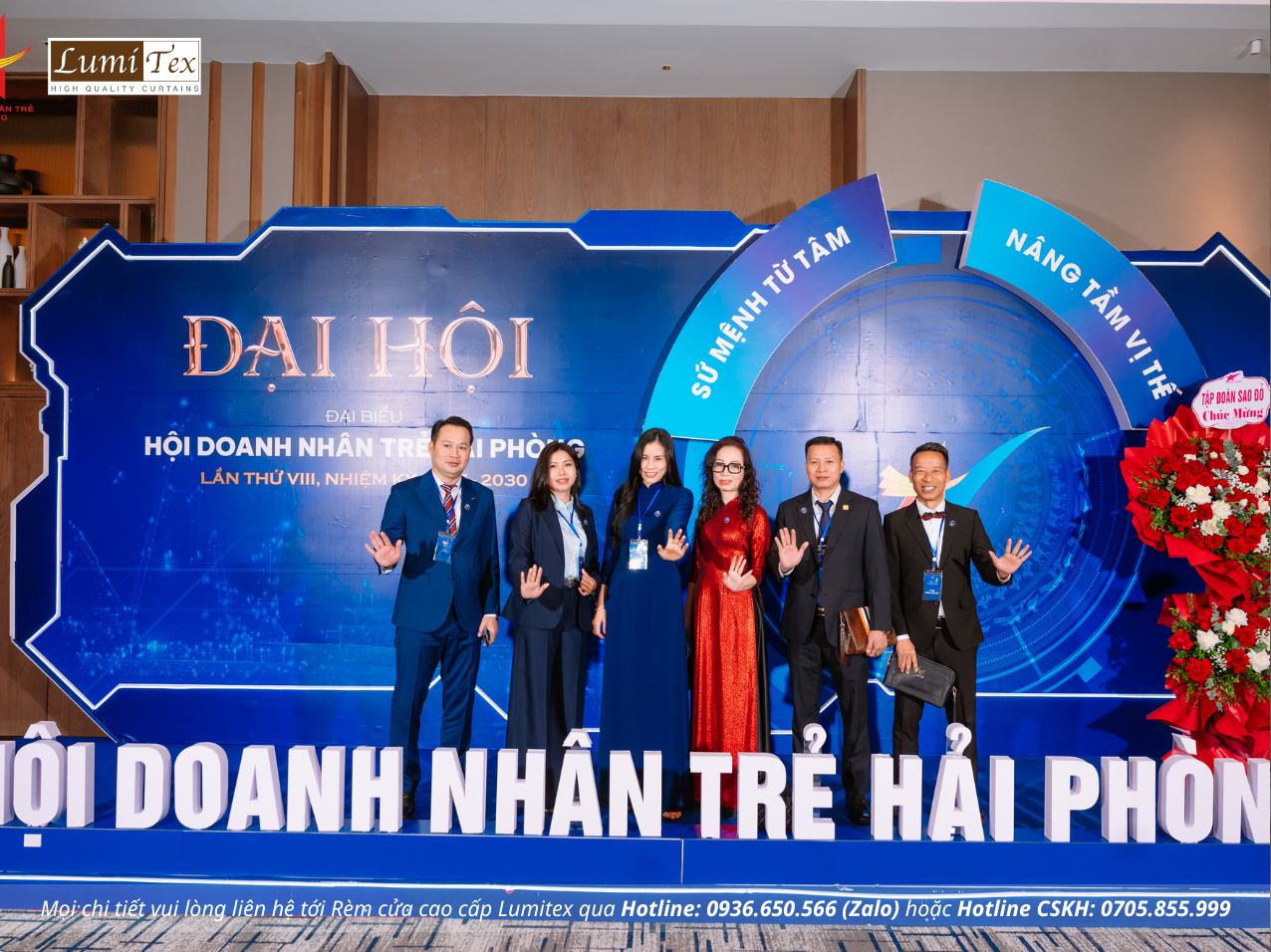 Rèm Lumitex Tham Dự Đại Hội Doanh Nhân Trẻ Toàn Quốc Tổ Chức Tại Hải Phòng