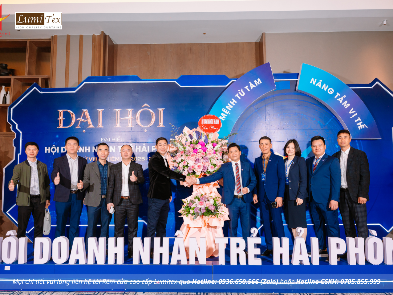 Rèm Lumitex Tham Dự Đại Hội Doanh Nhân Trẻ Toàn Quốc Tổ Chức Tại Hải Phòng