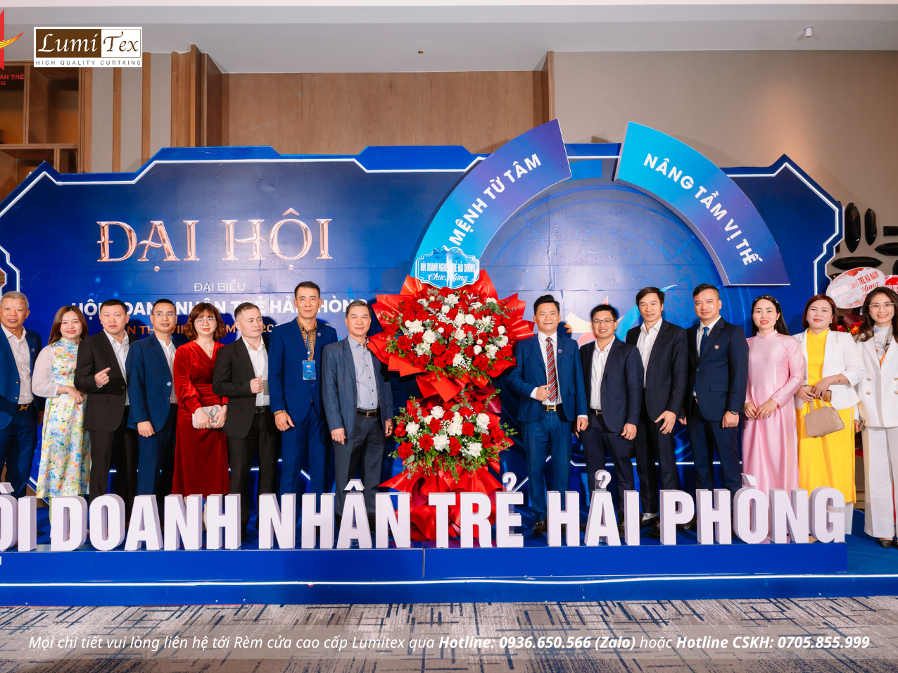 Rèm Lumitex Tham Dự Đại Hội Doanh Nhân Trẻ Toàn Quốc Tổ Chức Tại Hải Phòng