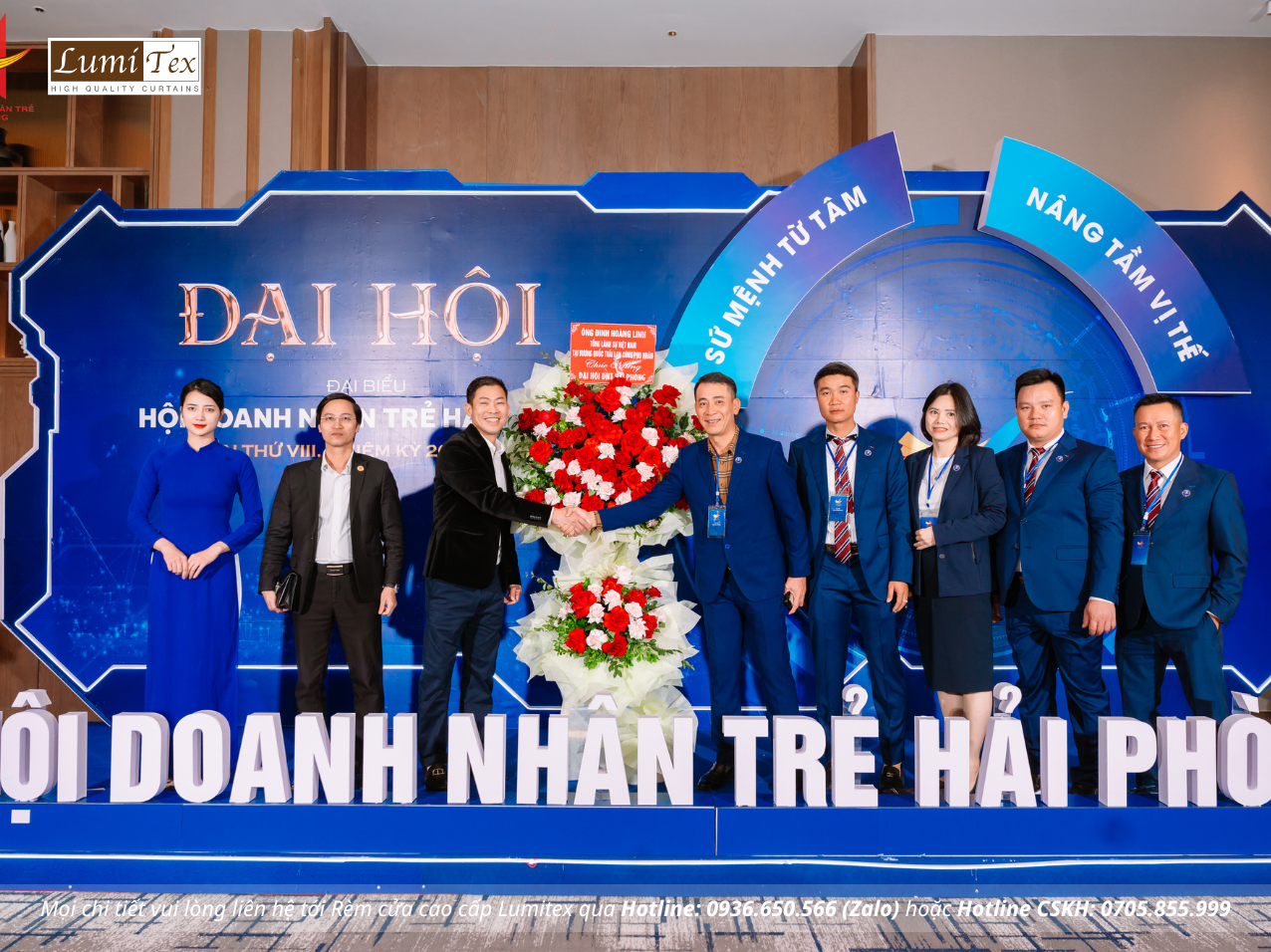 Rèm Lumitex Tham Dự Đại Hội Doanh Nhân Trẻ Toàn Quốc Tổ Chức Tại Hải Phòng