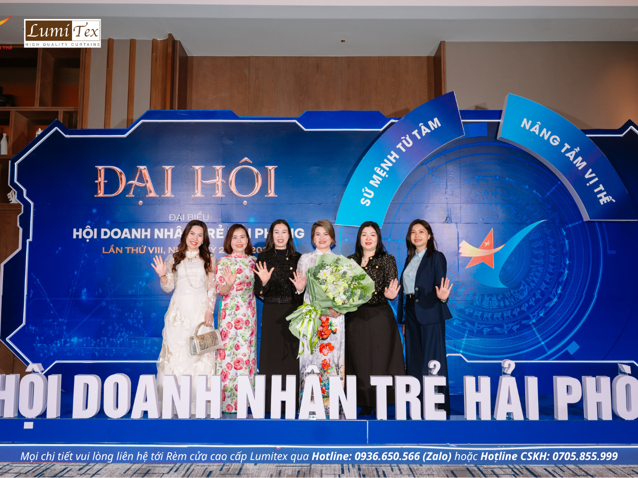 Rèm Lumitex Tham Dự Đại Hội Doanh Nhân Trẻ Toàn Quốc Tổ Chức Tại Hải Phòng