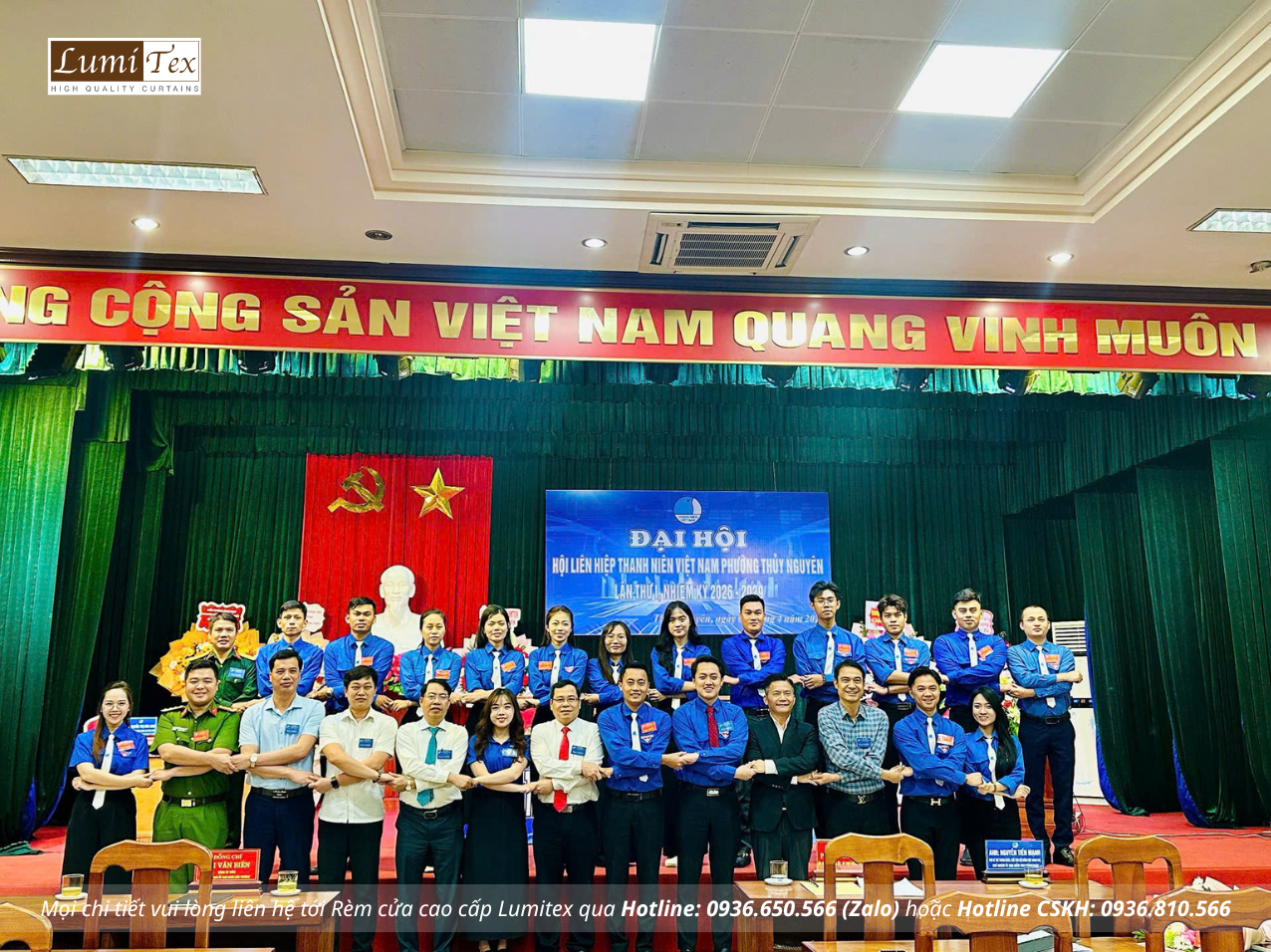 Rèm Lumitex đồng hành cùng Hội Doanh nhân trẻ Hải Phòng tại Đại hội Hội LHTN Việt Nam phường Thủy Nguyên nhiệm kỳ 2026 – 2029 Rèm Lumitex đồng hành cùng Hội Doanh nhân trẻ Hải Phòng tại Đại hội Hội LHTN Việt Nam phường Thủy Nguyên nhiệm kỳ 2026 – 2029