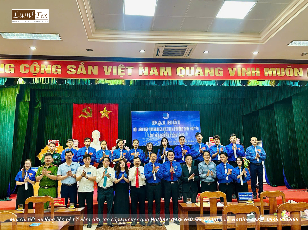 Rèm Lumitex đồng hành cùng Hội Doanh nhân trẻ Hải Phòng tại Đại hội Hội LHTN Việt Nam phường Thủy Nguyên nhiệm kỳ 2026 – 2029 Rèm Lumitex đồng hành cùng Hội Doanh nhân trẻ Hải Phòng tại Đại hội Hội LHTN Việt Nam phường Thủy Nguyên nhiệm kỳ 2026 – 2029