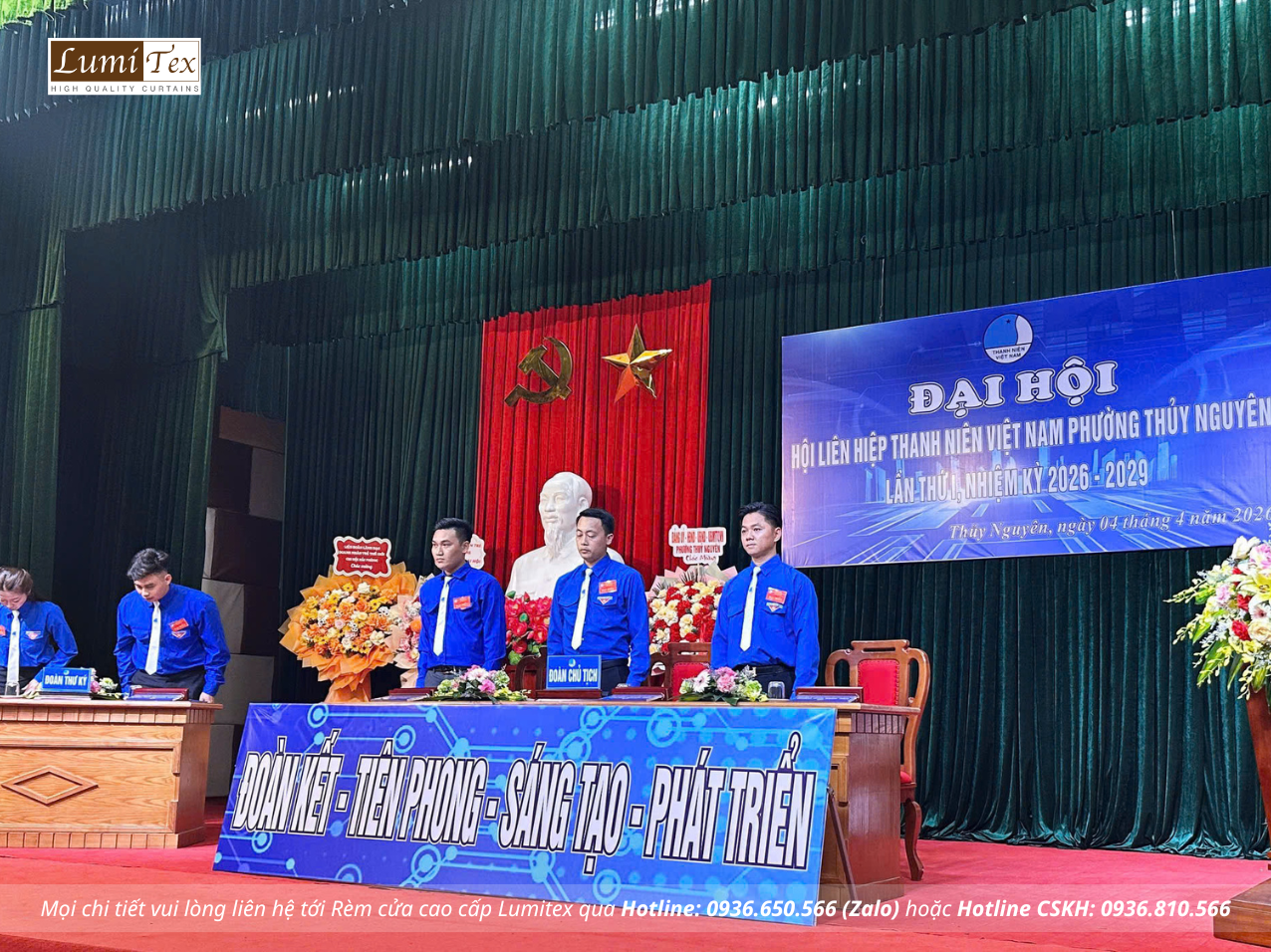 Rèm Lumitex đồng hành cùng Hội Doanh nhân trẻ Hải Phòng tại Đại hội Hội LHTN Việt Nam phường Thủy Nguyên nhiệm kỳ 2026 – 2029 Rèm Lumitex đồng hành cùng Hội Doanh nhân trẻ Hải Phòng tại Đại hội Hội LHTN Việt Nam phường Thủy Nguyên nhiệm kỳ 2026 – 2029
