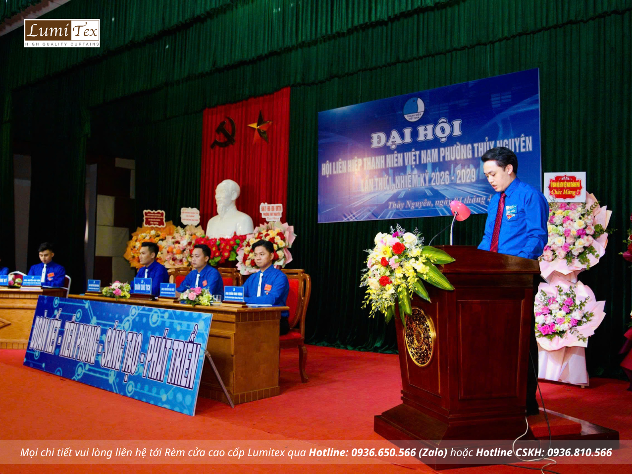Rèm Lumitex đồng hành cùng Hội Doanh nhân trẻ Hải Phòng tại Đại hội Hội LHTN Việt Nam phường Thủy Nguyên nhiệm kỳ 2026 – 2029 Rèm Lumitex đồng hành cùng Hội Doanh nhân trẻ Hải Phòng tại Đại hội Hội LHTN Việt Nam phường Thủy Nguyên nhiệm kỳ 2026 – 2029