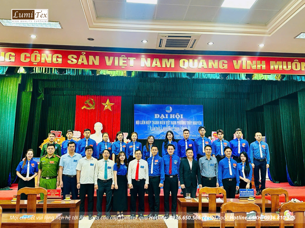 Rèm Lumitex đồng hành cùng Hội Doanh nhân trẻ Hải Phòng tại Đại hội Hội LHTN Việt Nam phường Thủy Nguyên nhiệm kỳ 2026 – 2029 Rèm Lumitex đồng hành cùng Hội Doanh nhân trẻ Hải Phòng tại Đại hội Hội LHTN Việt Nam phường Thủy Nguyên nhiệm kỳ 2026 – 2029