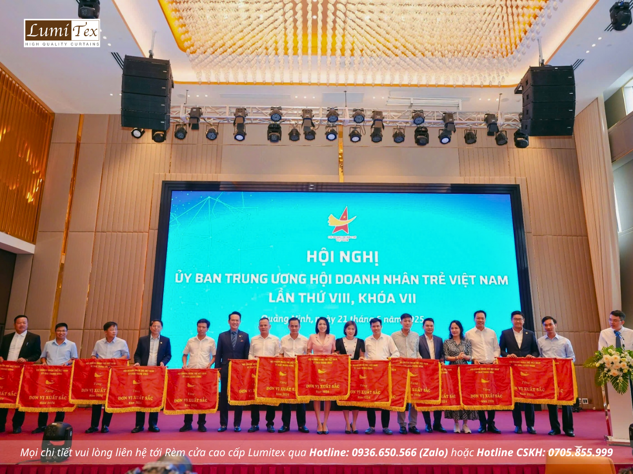 Rèm Lumitex tham dự Hội nghị UBTƯ Hội Doanh nhân trẻ Việt Nam tại Quảng Ninh
