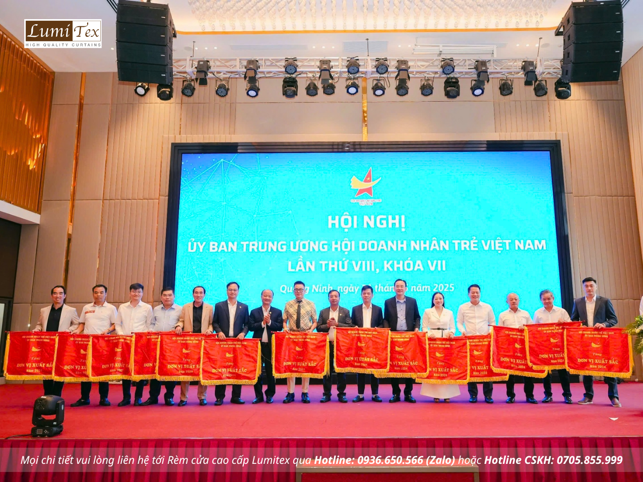 Rèm Lumitex tham dự Hội nghị UBTƯ Hội Doanh nhân trẻ Việt Nam tại Quảng Ninh