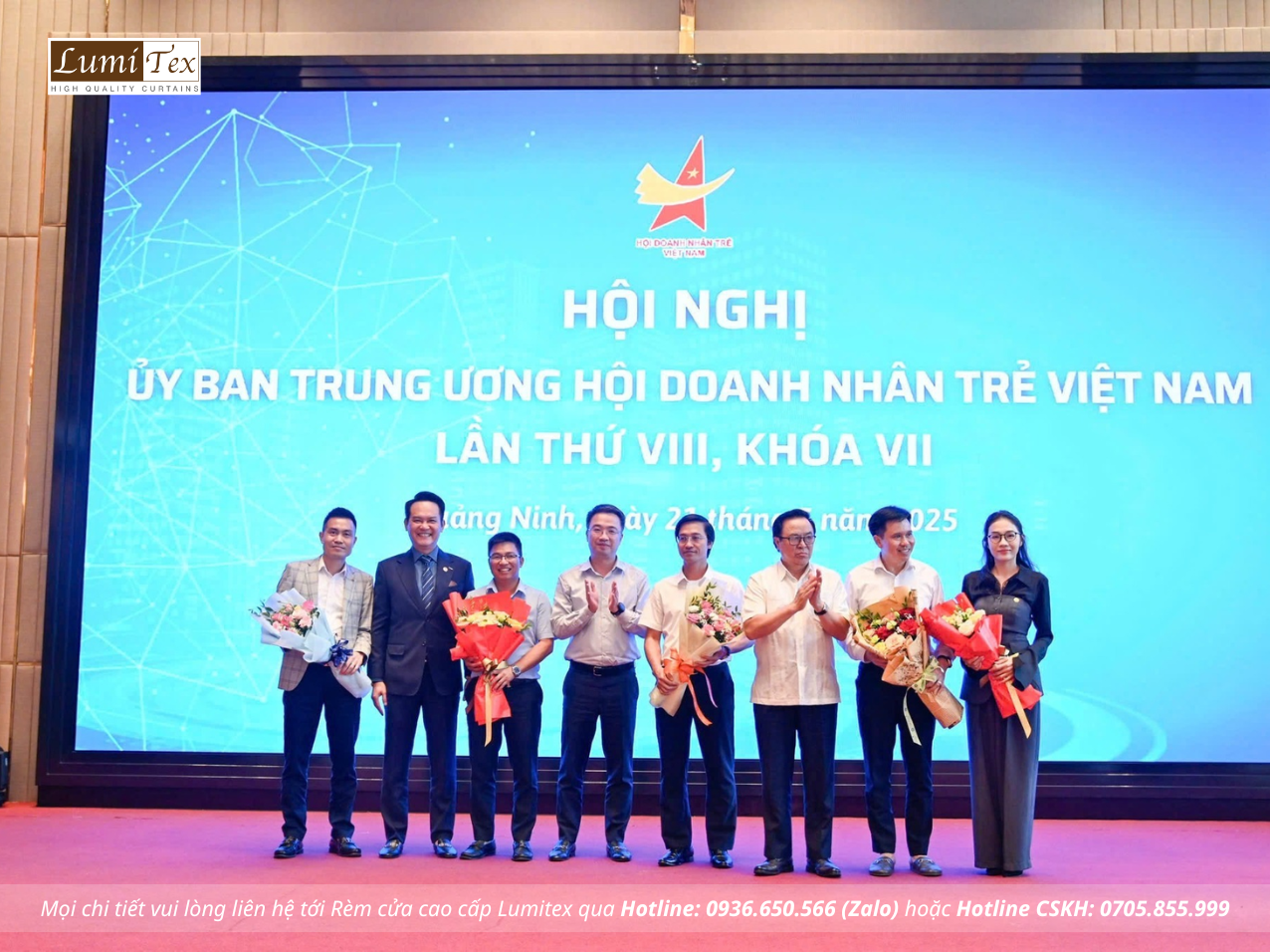 Rèm Lumitex tham dự Hội nghị UBTƯ Hội Doanh nhân trẻ Việt Nam tại Quảng Ninh
